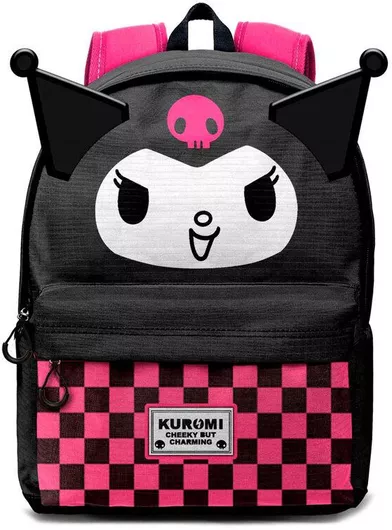 Σχολική Τσάντα Δημοτικού Πλάτης Karactermania Hello Kitty Kuromi Μαύρο