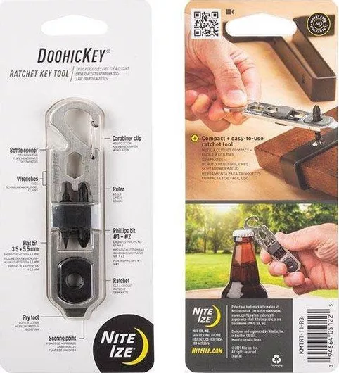 Μπρελόκ Nite DoohicKey από Μέταλλο Ασημί