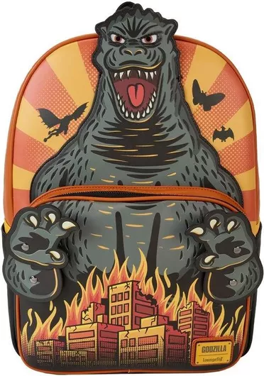 Παιδική Τσάντα Βόλτας Πλάτης Loungefly Toho Godzilla Πολύχρωμο