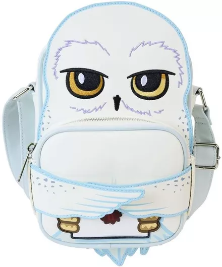 Παιδική Τσάντα Βόλτας Χιαστί Loungefly Harry Potter Hedwig Λευκό