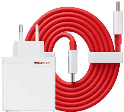 Φορτιστής OnePlus SUPERVOOC με Θύρα USB-A & Καλώδιο USB-C 100W Λευκό