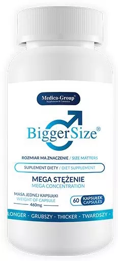 Medica-Group Biggersize Συμπλήρωμα για Λίμπιντο & Ενίσχυση της Τεστοστερόνης 60 x 1 Κάψουλες