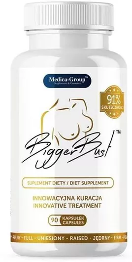 Medica Group Bigger Bust Συμπλήρωμα για Αύξηση Στήθους 90 Κάψουλες