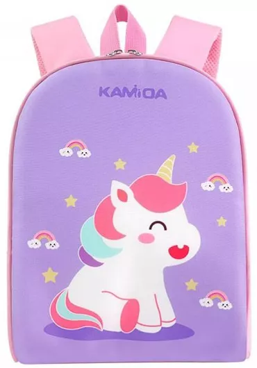 Παιδική Τσάντα Βόλτας Childrenland Unicorn από Ύφασμα Μοβ
