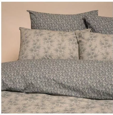 Μαξιλαροθήκη Melinen Βαμβάκι & Πολυεστέρας με Φάσα 50x50cm Σετ 2τμχ Naya Jean