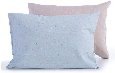 Μαξιλαροθήκη Nef-Nef Homeware Βαμβακερή με Φάσα 52x52cm Aqua