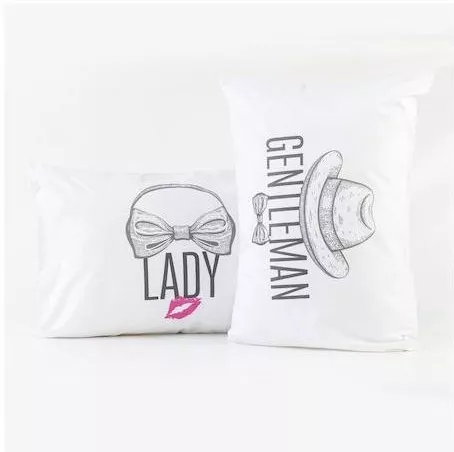 Μαξιλαροθήκη Borea Βαμβακερή 50x50cm Λευκό