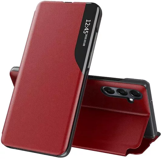 Techsuit Efold Back Cover Δερματίνης Κόκκινο Samsung Galaxy A16 4G, Samsung Galaxy A16 5G