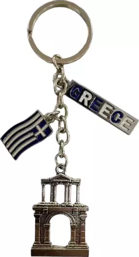 Μπρελόκ Tradesor Τουριστικό Souvenir Σετ Greece 12τμχ