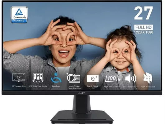 Οθόνη Υπολογιστή MSI PRO MP275 IPS 27" FHD 1920x1080 με Χρόνο Απόκρισης 4ms GTG