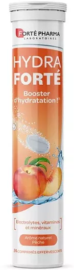 Forte Pharma Hydra Forte Ροδάκινο 24 αναβράζοντα δισκία