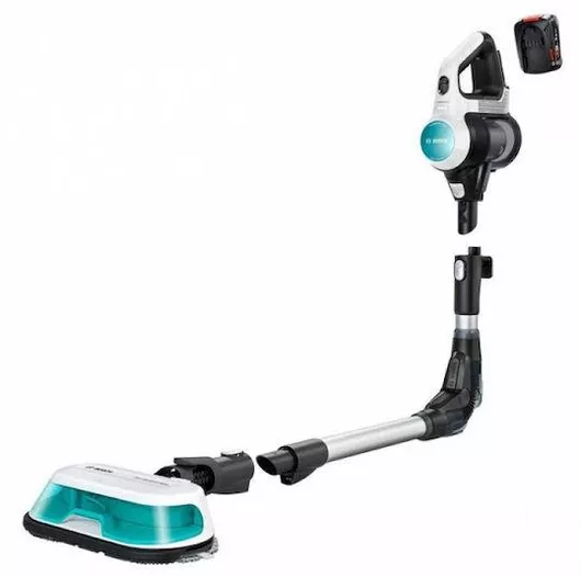 Bosch Unlimited 7 Επαναφορτιζόμενη Σκούπα 2 σε 1 Stick & Χειρός 18V Τιρκουάζ