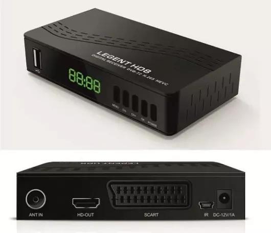 Ψηφιακός Αποκωδικοποιητής Legend HD8 Full HD με Λειτουργία PVR Συνδέσεις SCART/HDMI/USB