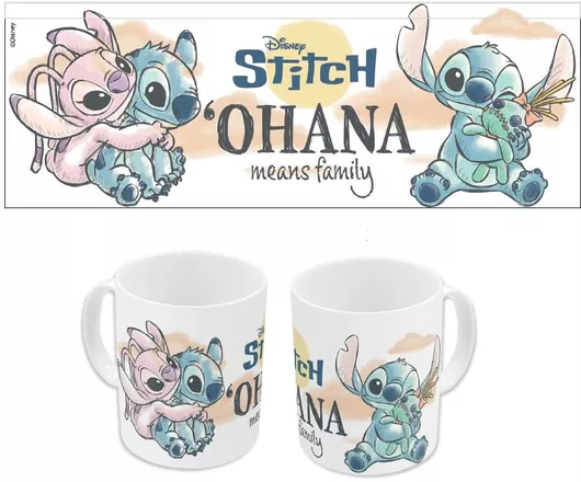 Κούπα Stor Lilo & Stitch Κεραμική 325ml Λευκό