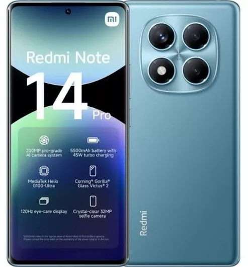 Xiaomi Redmi Note 14 Pro NFC 4G 8GB 256GB Ocean Blue