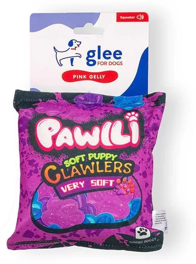 Λούτρινο Σκύλου Glee Jelly Squeaky Μοβ 