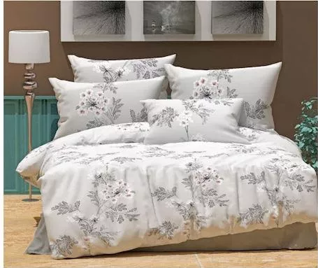 Σετ Μαξιλαροθήκες MayHome Βαμβάκι & Πολυεστέρας με Φάσα 50x70cm Γκρι