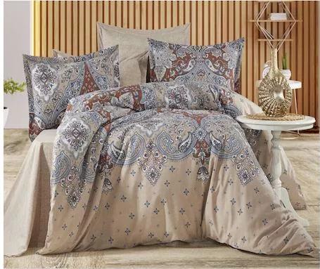 Σετ Μαξιλαροθήκες MayHome Βαμβάκι & Πολυεστέρας με Φάσα 50x70cm Μπεζ