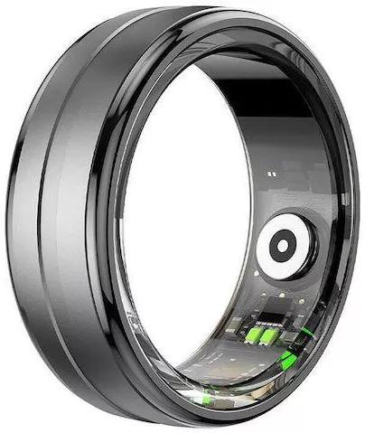 Activity Tracker Colmi R06 Smart Ring 21.3mm με Παλμογράφο Μαύρο