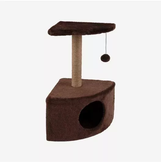 Γατόδεντρο Pawise Corner Scratching Tower 28x28x42cm Καφέ