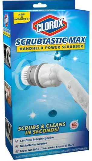 Βούρτσα Καθαρισμού Clorox fl-105063 Επαναφορτιζόμενη με 2 Κεφαλές