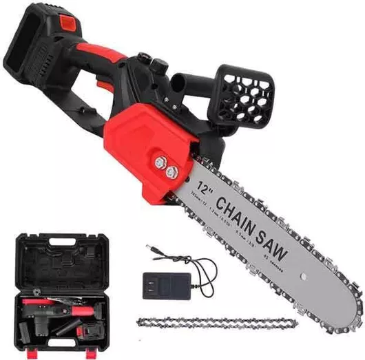 Bisutime Αλυσοπρίονο Μπαταρίας 21V με Λάμα 30.48cm