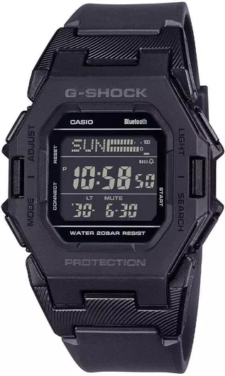 Ανδρικό Ρολόι Casio Casio G-shock με Λουράκι από Καουτσούκ Μαύρο