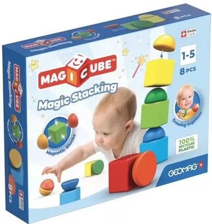 Τουβλάκια Geomag Magicube Magnetic Magic Σετ 8τμχ για 12+ Μηνών