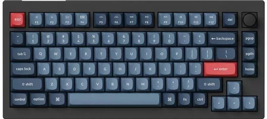 Πληκτρολόγιο Keychron V1 Max V1M-D4 QMK/VIA Wireless Μηχανικό Μαύρο