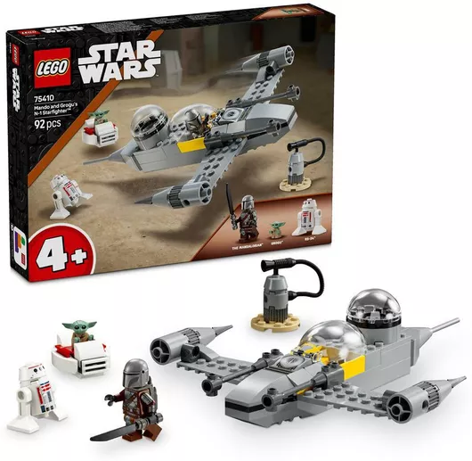 Lego Disney: Star Wars Mando And Grogu’s N1 Starfighter για 4+ Ετών #75410