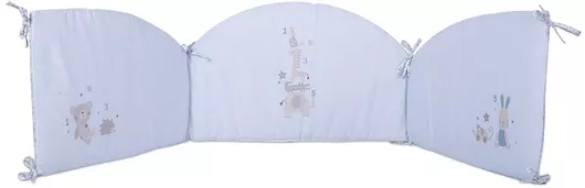 Πάντα Κούνιας Nef-Nef Homeware Baby Εσωτερική Favorite Toys 187x40cm Γαλάζιο