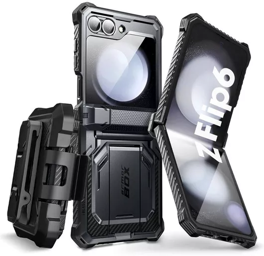 Θήκη Κινητού Supcase Back Cover για Samsung Galaxy Z Flip 6 Πλαστικό Μαύρο