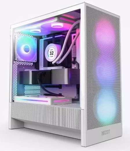 Κουτί Υπολογιστή NZXT H5 Flow RGB Midi Tower Λευκό