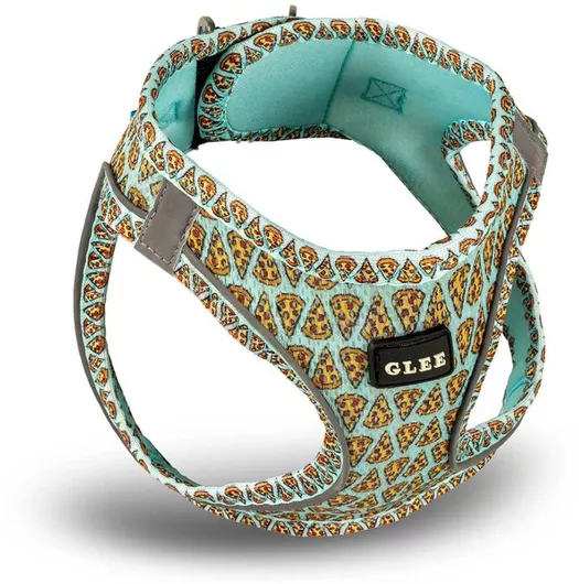 Σαμαράκι Σκύλου Glee Γιλέκο PIzza Saddle S 30-32x36-44cm Γαλάζιο