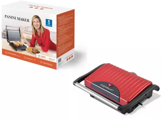 Τοστιέρα Aigostar 50108 για 2 Τοστ 750W Κόκκινο