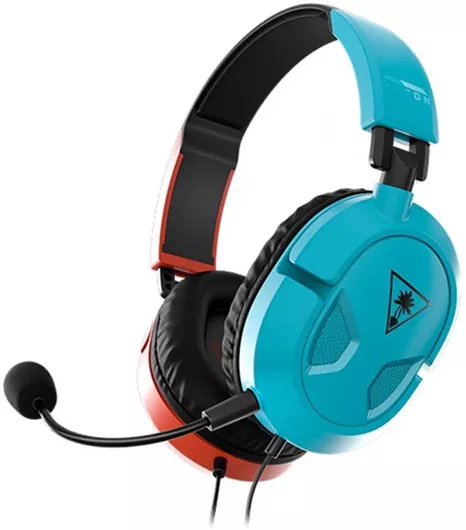 Turtle Beach Recon 50N Over Ear Gaming Headset με σύνδεση 3.5mm Red/Blue