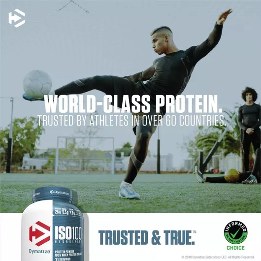 Dymatize ISO 100 Hydrolyzed Πρωτεΐνη Ορού Γάλακτος Χωρίς Γλουτένη με Γεύση Gourmet Chocolate 932gr