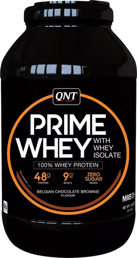 QNT Prime Whey Πρωτεΐνη Ορού Γάλακτος Χωρίς Γλουτένη με Γεύση Cookies & Cream 2kg