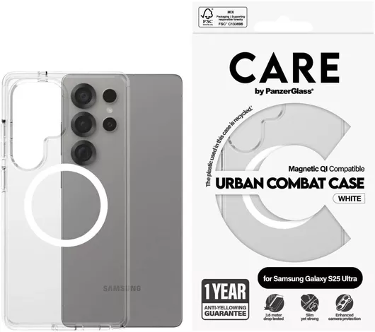 Θήκη Κινητού Care Back Cover για Samsung Galaxy S25 Ultra Σιλικόνης με MagSafe Διάφανο