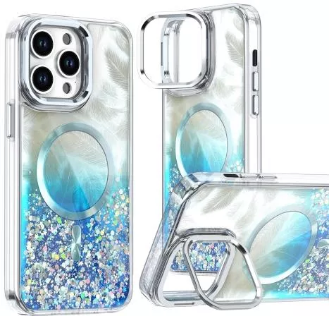 Θήκη Κινητού Back Cover με MagSafe / Προστασία Κάμερας για Apple iPhone 15 Pro Πλαστικό Γαλάζιο