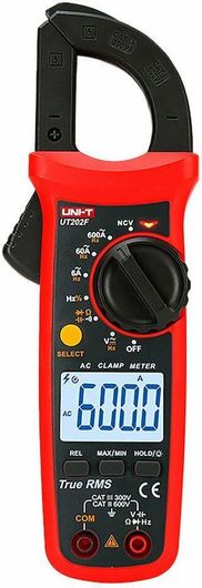 Αμπεροτσιμπίδα Uni-T Ψηφιακή 600A AC UT202F True RMS