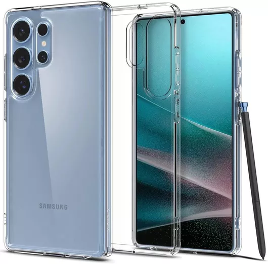 Spigen Ultra Hybrid Back Cover Πλαστικό/Σιλικόνης 1.2mm Διάφανο Galaxy S25 Ultra