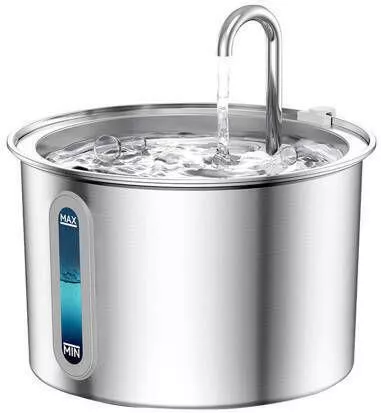 Ποτίστρα Γάτας Oneisall Συντριβάνι Αυτόματο Ανοξείδωτο 2000ml Ασημί