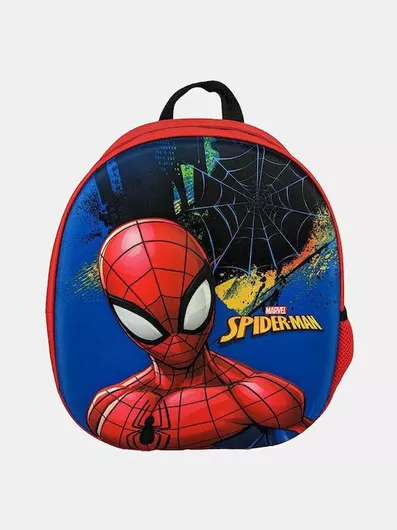 Σχολική Τσάντα Νηπίου Gim Πλάτης Spiderman Black City Πολύχρωμο