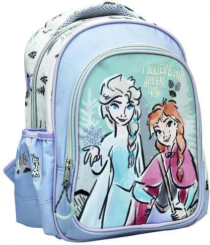 Σχολική Τσάντα Νηπίου Gim Πλάτης Disney Frozen Family Γαλάζιο