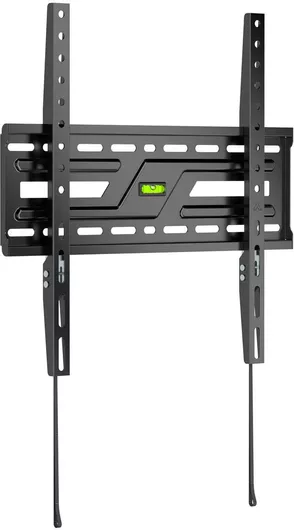 Powertech PT-1373 Βάση Τηλεόρασης Τοίχου έως 75" & 75kg Ασημί