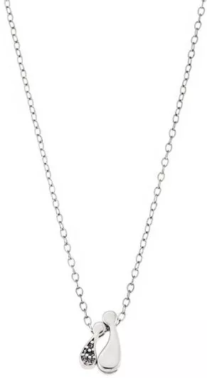 Γυναικείο Κολιέ Senza από Ασήμι 925 με Σχέδιο Οικογένεια 