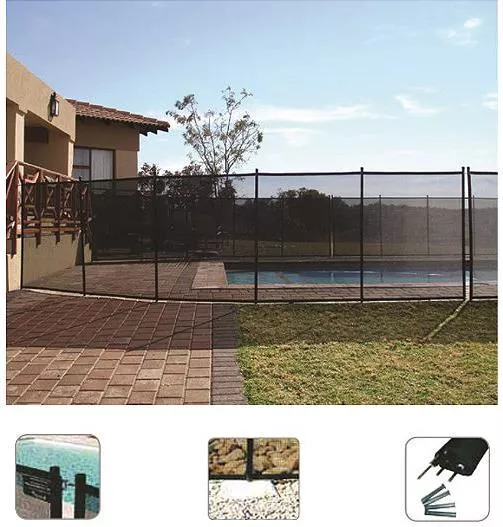Φράχτης Πισίνας Aqualux Προστατευτικός με Δίχτυ 3x1m