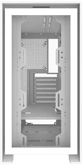 Κουτί Υπολογιστή Darkflash Drx90 Γυάλινη Gaming Midi Tower με Πλαϊνό Παράθυρο Λευκό