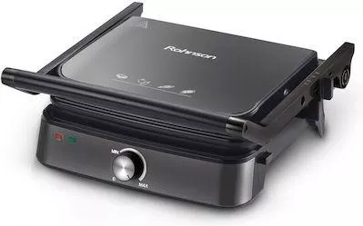 Τοστιέρα Γκριλιέρα Rohnson με Αποσπώμενες Πλάκες για 4 Τοστ 2000W Inox